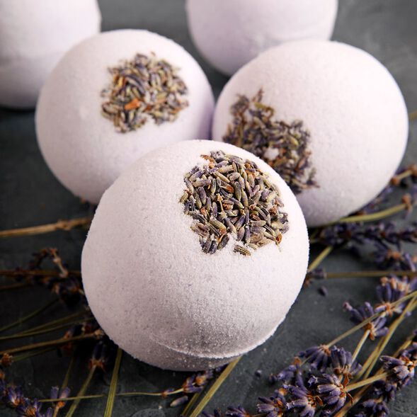Relaxing Lavender Bath Bombs